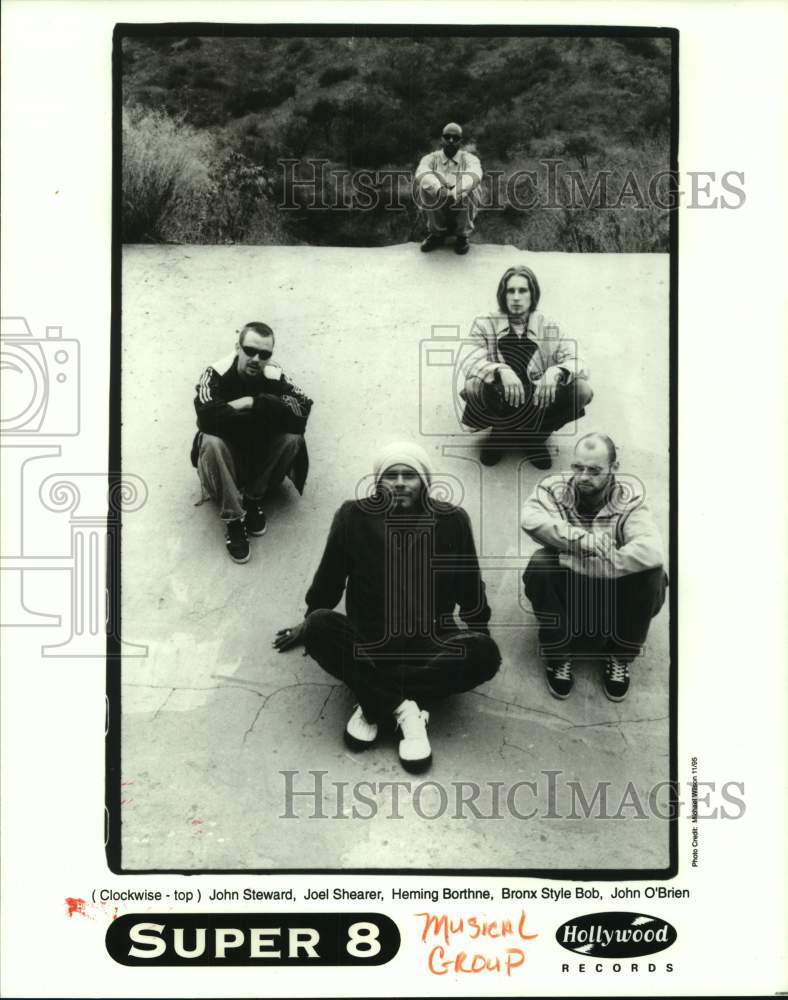 1995 Press Photo Super 8 Musical Group - hcp08988- Historic Images