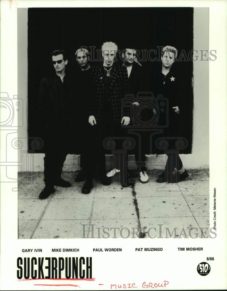 1996 Press Photo Members of the music group Suckerpunch - hcp09008- Historic Images