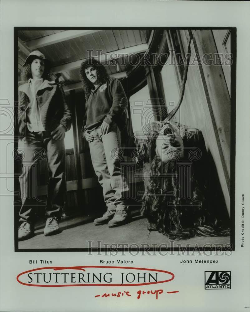 1994 Press Photo Members of the music group Stuttering John - hcp09010- Historic Images