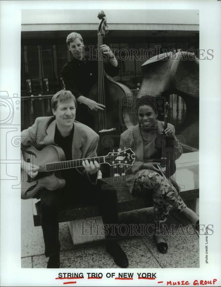 1996 Press Photo Members of the music group the String Trio of New York- Historic Images