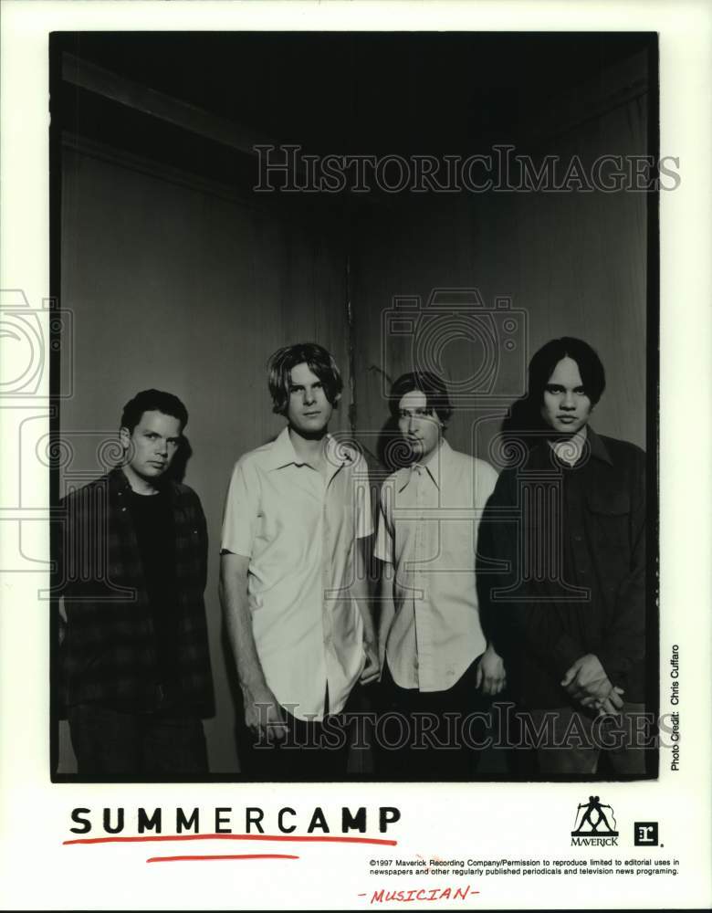 1997 Press Photo Members of the music group Summercamp - hcp09013- Historic Images