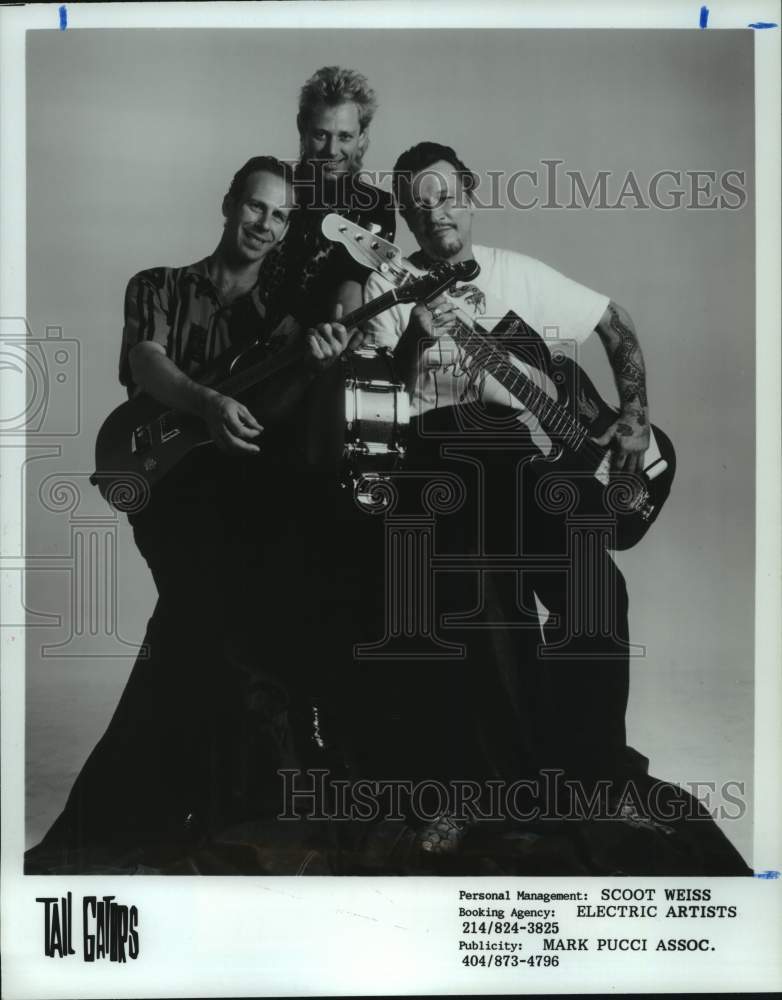 1988 Press Photo Members of the Austin music group Tail Gators - hcp09031- Historic Images