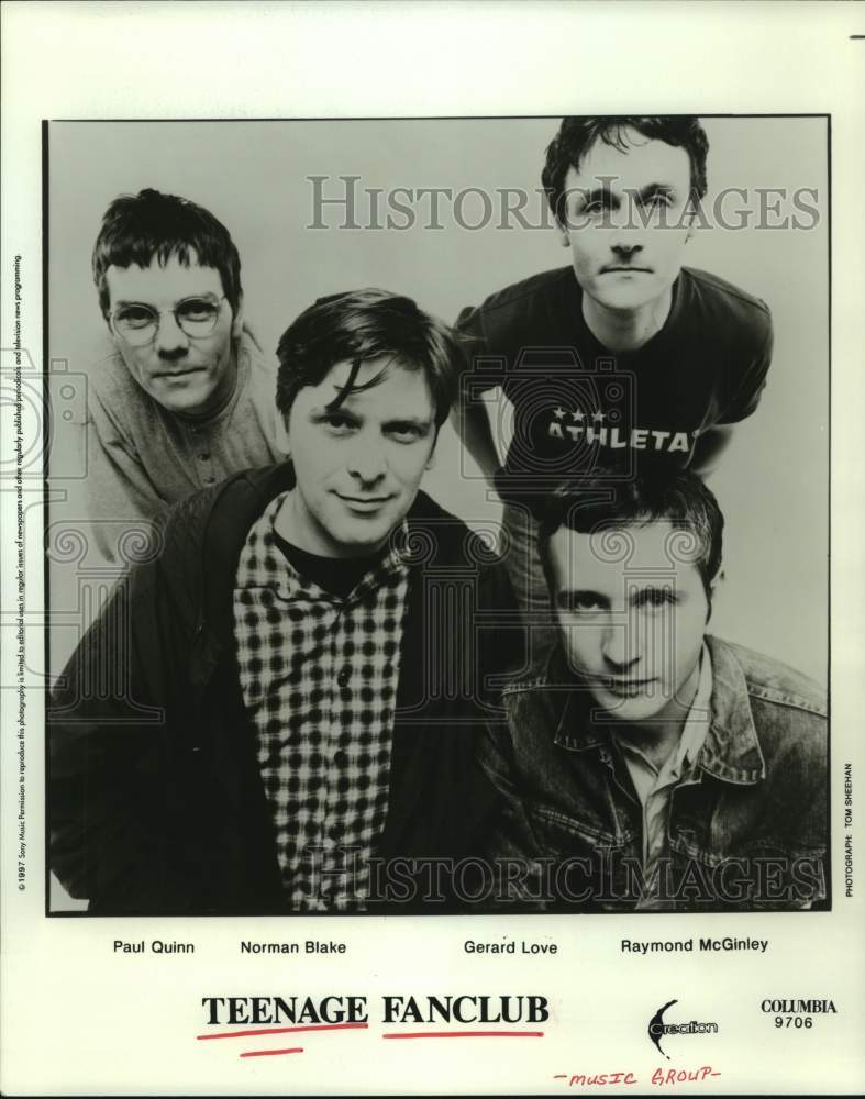 1997 Press Photo Members of the music group Teenage Fanclub - hcp09038- Historic Images