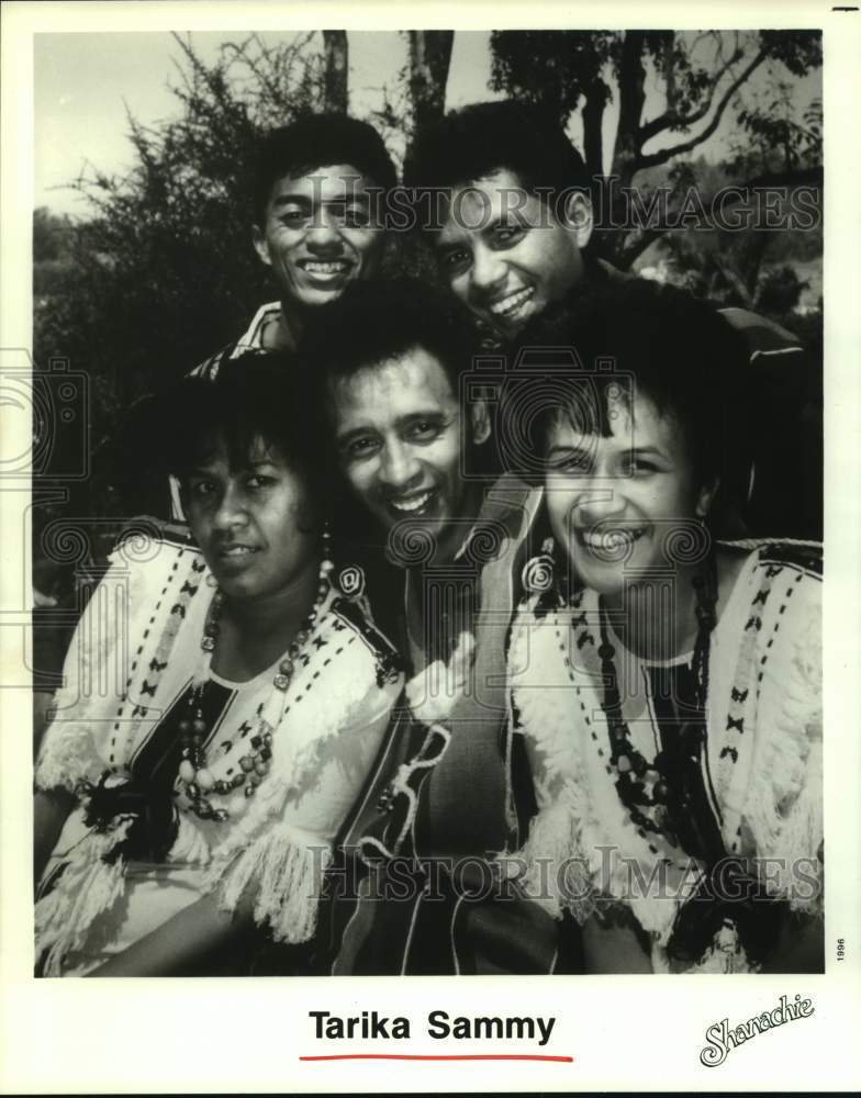 1996 Press Photo Members of the music group Tarika Sammy - hcp09042- Historic Images