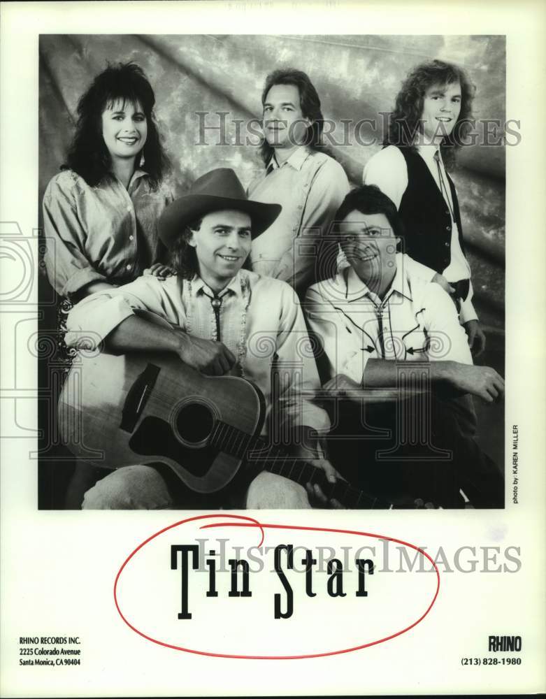 1989 Press Photo Members of the music group Tin Star - hcp09049- Historic Images