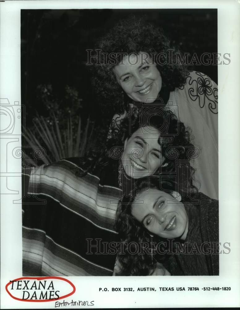 1992 Press Photo &quot;Texas Dames&quot; include three women entertainers - hcp09058- Historic Images