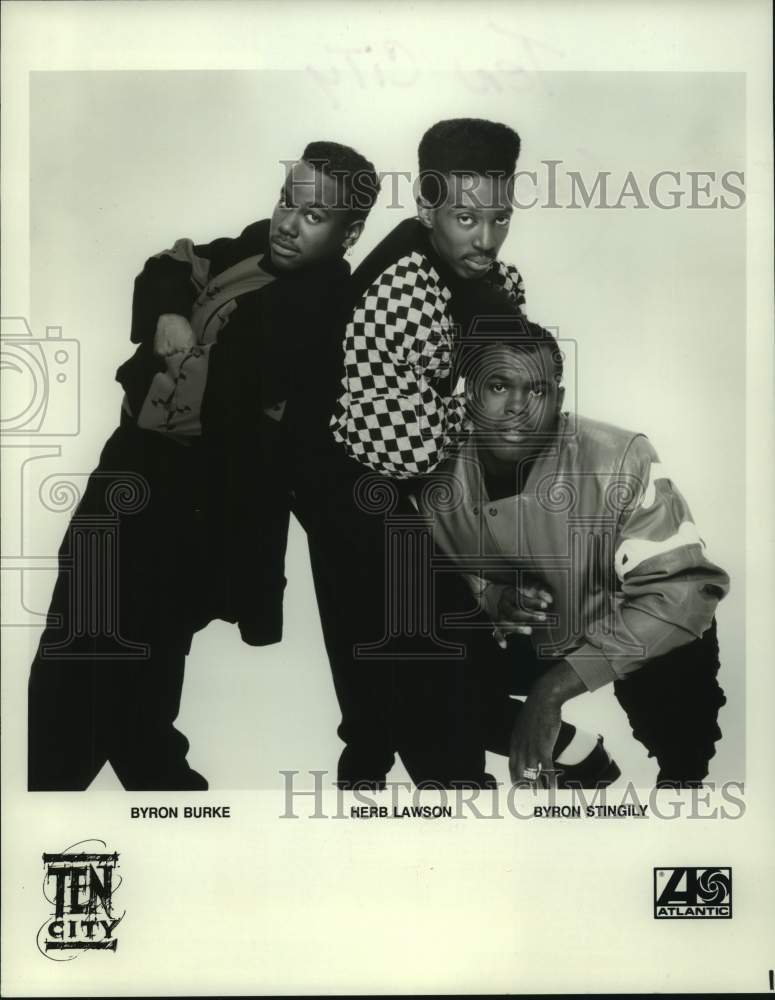 1991 Press Photo Members of the music group Ten City - hcp09066- Historic Images