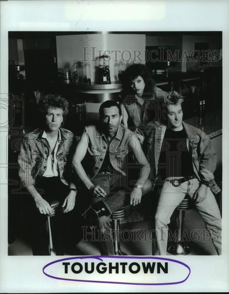 1988 Press Photo Members of the rock music group Toughtown - hcp09082- Historic Images