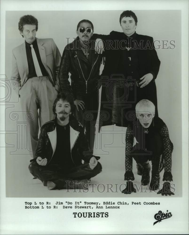 1984 Press Photo Members of the pop music group Tourists - hcp09084- Historic Images