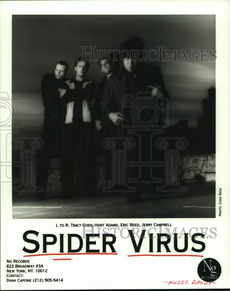 1998 Press Photo Members of the music group Spider Virus - hcp09096- Historic Images