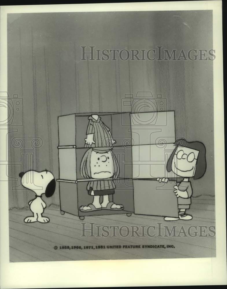 1981 Press Photo Scene from the Peanuts special "It's Magic, Charlie Brown"- Historic Images