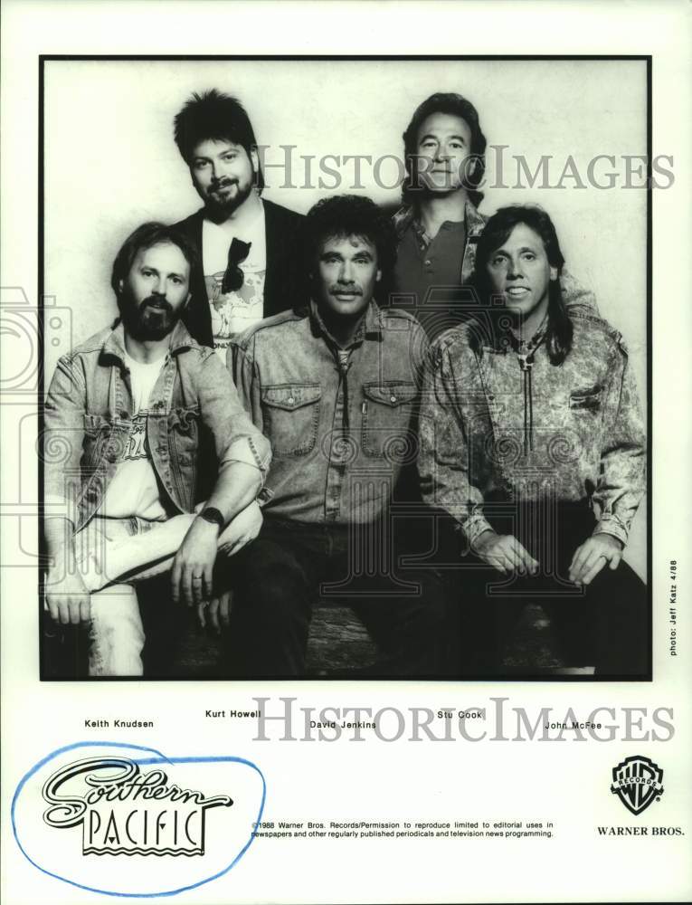 1988 Press Photo Members of the music group Southern Pacific - hcp09106- Historic Images