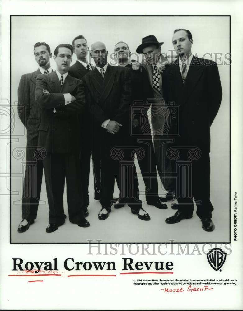 1995 Press Photo Members of the music group Royal Crown Revue - hcp09120- Historic Images