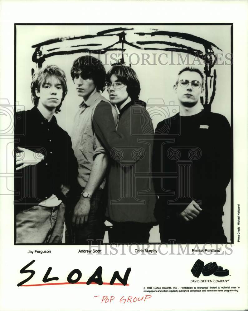 1994 Press Photo Members of the pop music group Sloan - hcp09133- Historic Images