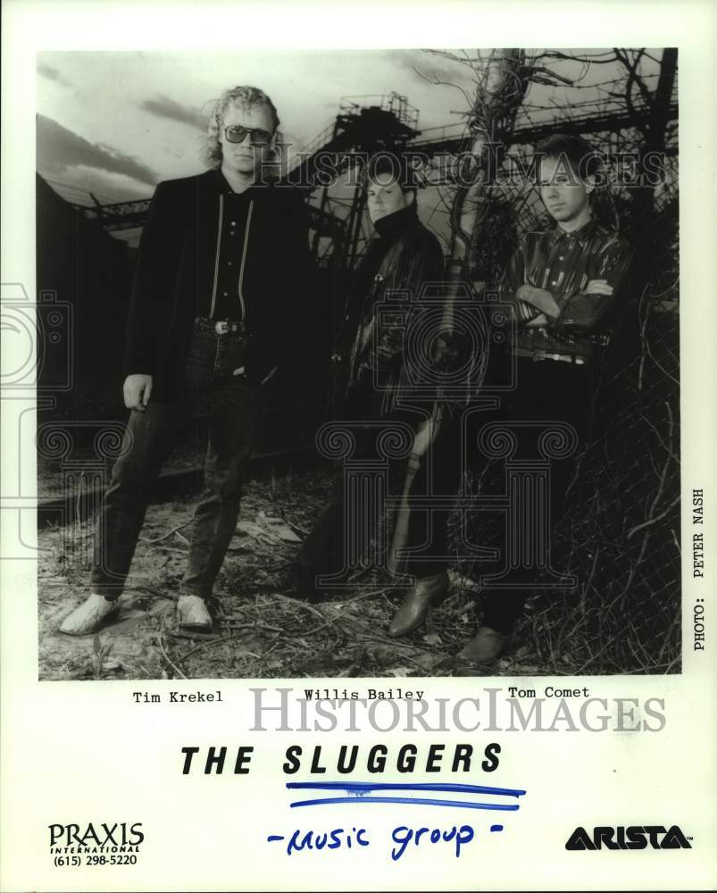 1986 Press Photo Members of the music group The Sluggers - hcp09134- Historic Images