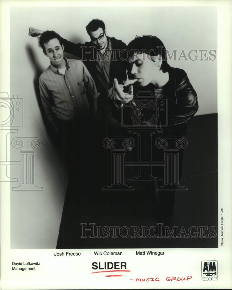 1995 Press Photo Members of the music group Slider - hcp09136- Historic Images