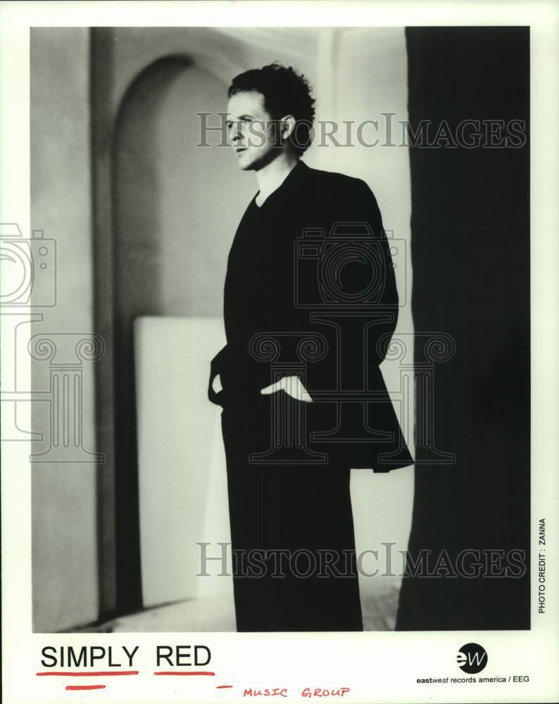 1996 Press Photo Member of the music group Simply Red - hcp09147- Historic Images