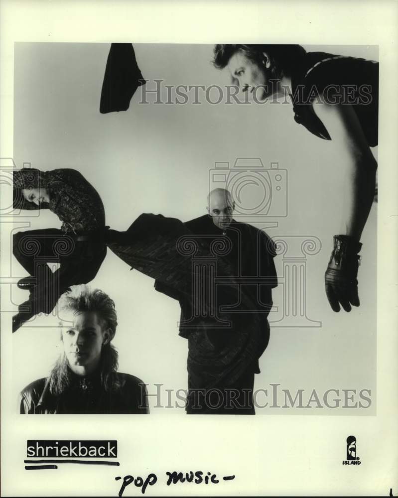 1986 Press Photo Pop music Shriekback. - hcp09155- Historic Images