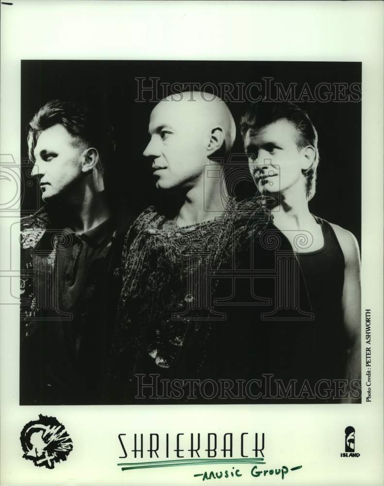 1986 Press Photo Music group Shriekback. - hcp09157- Historic Images