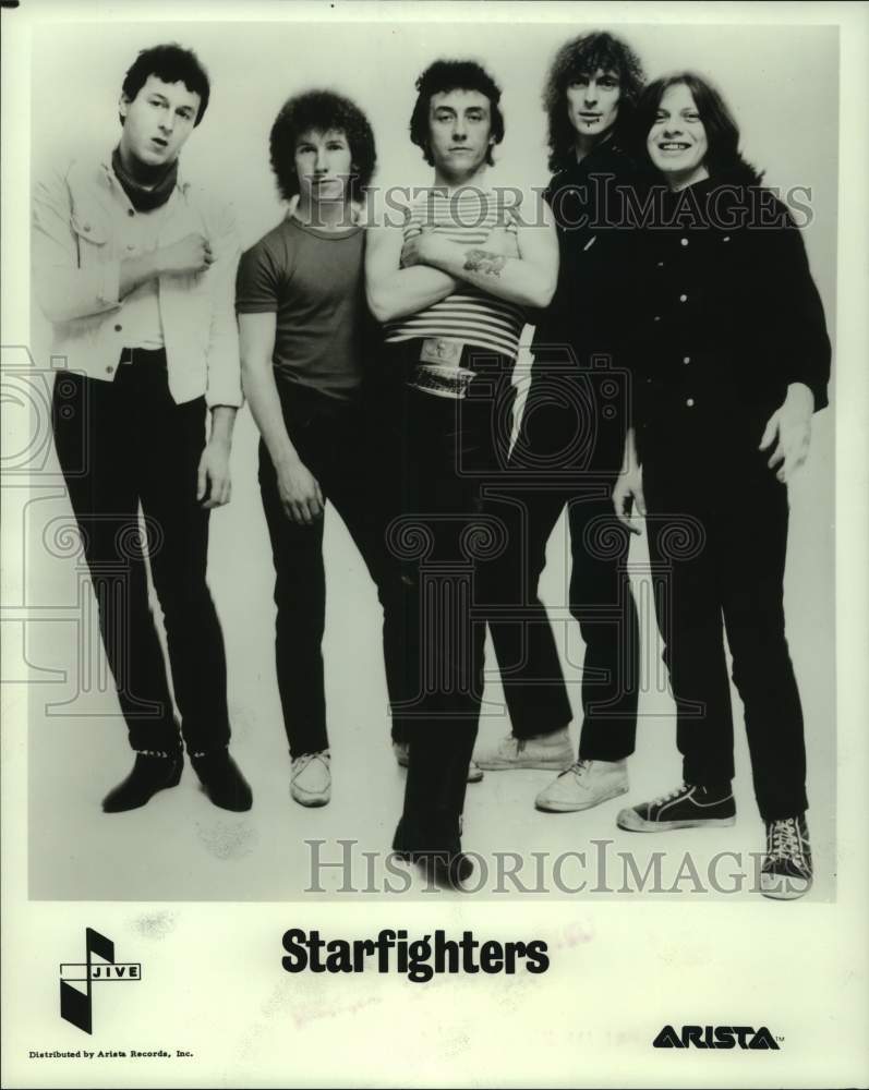 1982 Press Photo Pop music group Starfighters - hcp09172- Historic Images