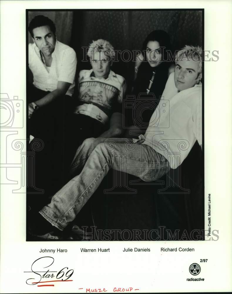 1997 Press Photo Music group Star 69 - hcp09174- Historic Images