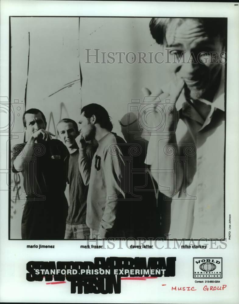 1996 Press Photo Stanford Prison Experiment Musical Group - hcp09200- Historic Images