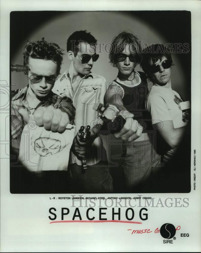 1995 Press Photo Members of the Music Group Spacehog - hcp09212- Historic Images