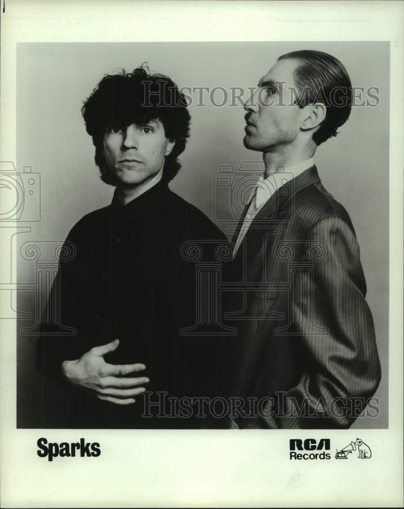 1981 Press Photo Sparks, Pop Music Group - hcp09220- Historic Images