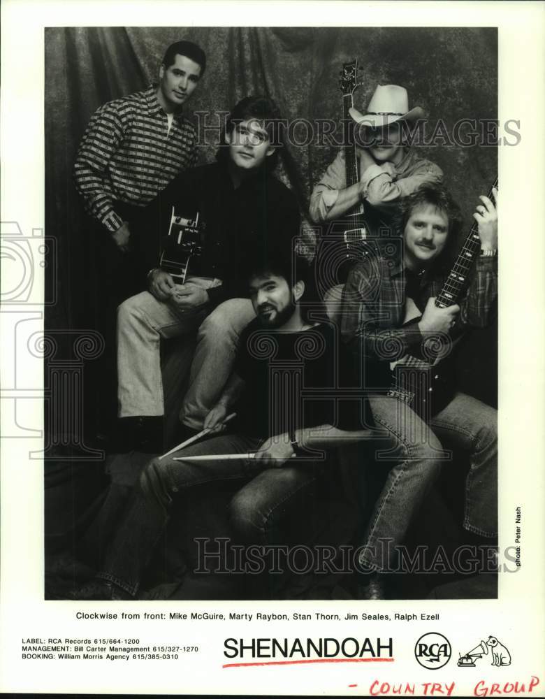 1993 Press Photo Country music group Shenandoah - hcp09263- Historic Images