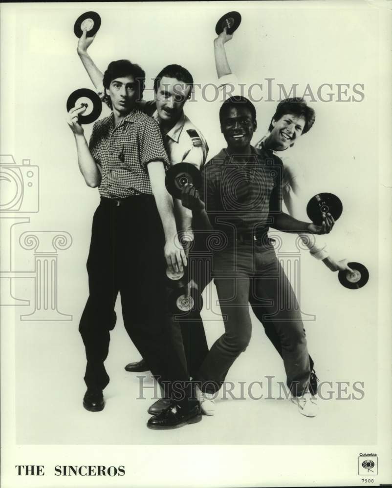 1981 Press Photo Pop music group The Sinceros - hcp09270- Historic Images