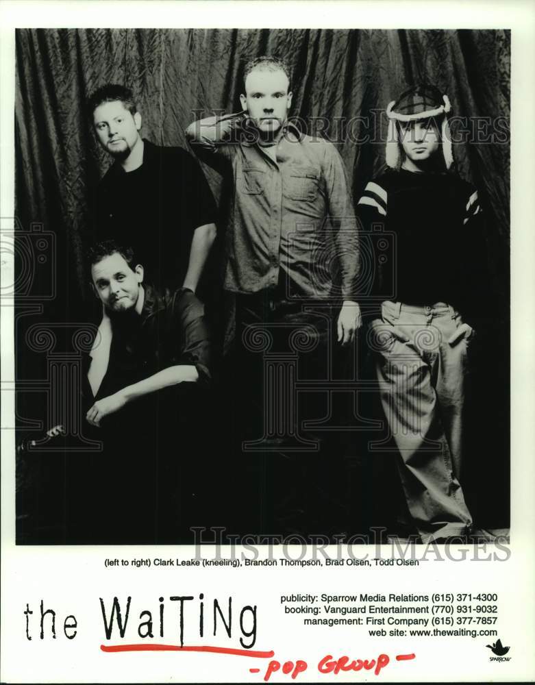 1998 Press Photo Pop music group The Waiting - hcp09274- Historic Images