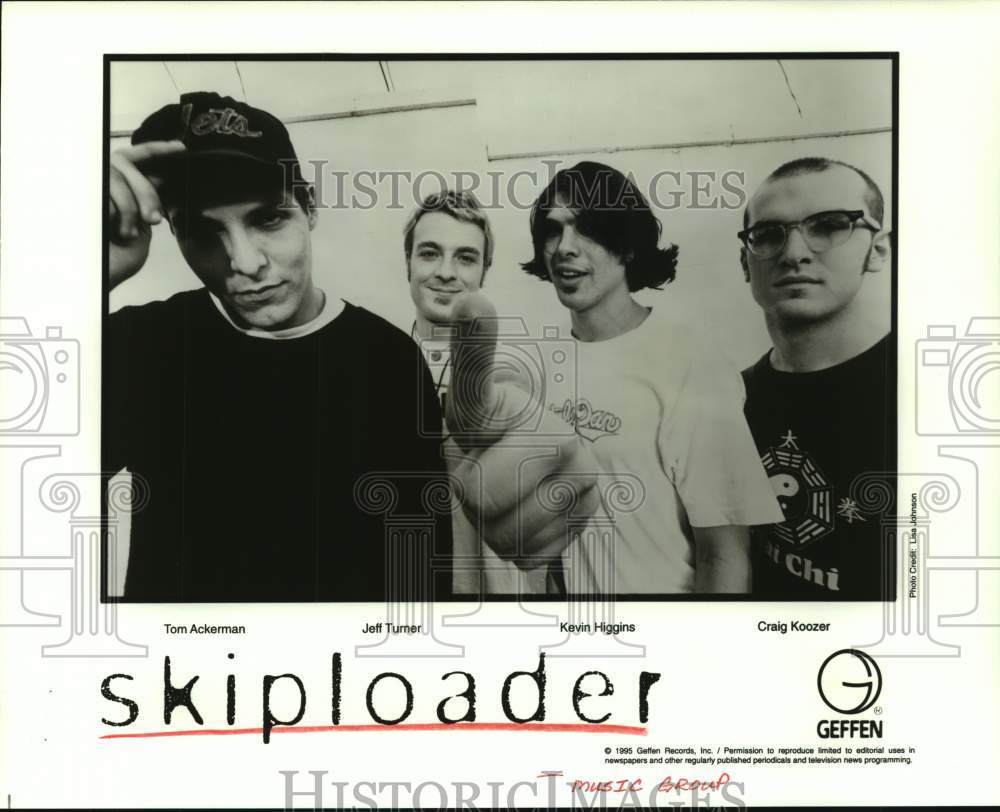 1996 Press Photo Members of music group &quot;Skiploader&quot;. - hcp09316- Historic Images