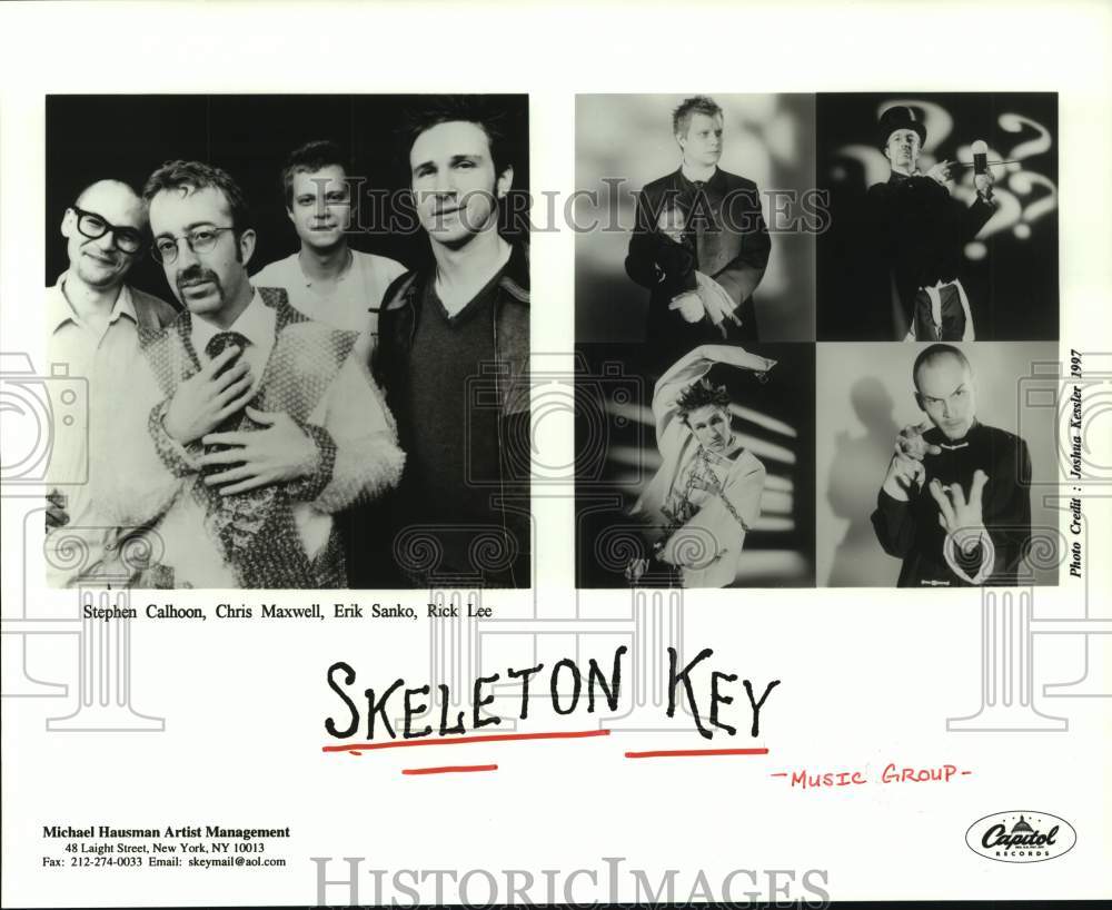 1997 Press Photo Members of music group &quot;Skeleton Key&quot;. - hcp09325- Historic Images