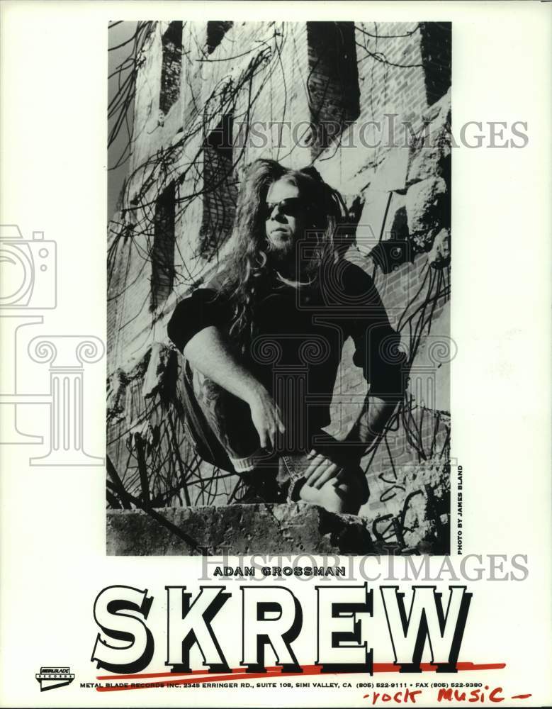 1994 Press Photo Adam Grossman of rock group &quot;Skrew&quot;. - hcp09367- Historic Images