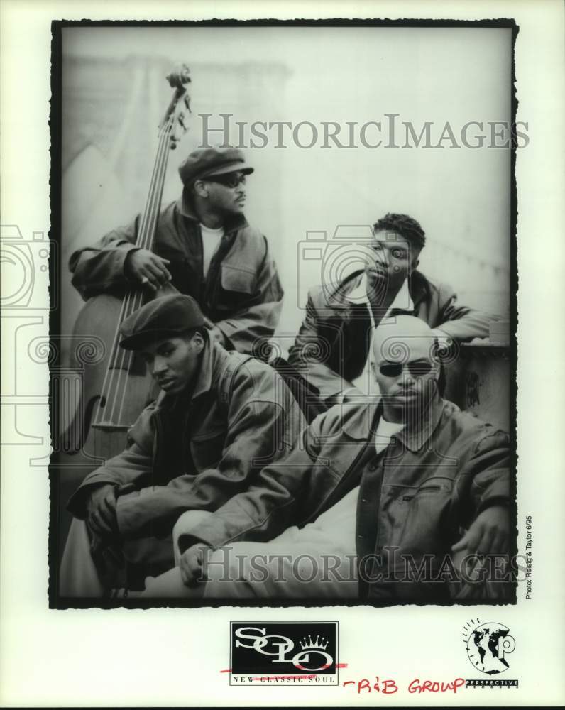 1995 Press Photo Rhythm and Blues group &quot;Solo&quot;. - hcp09375- Historic Images