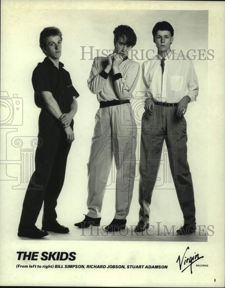 1981 Press Photo Pop group The Skids - hcp09377- Historic Images