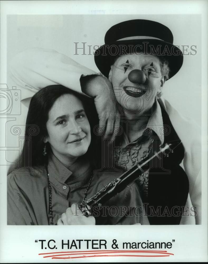 1989 Press Photo T.C. Hatter &amp; Marcianne - hcp09389- Historic Images