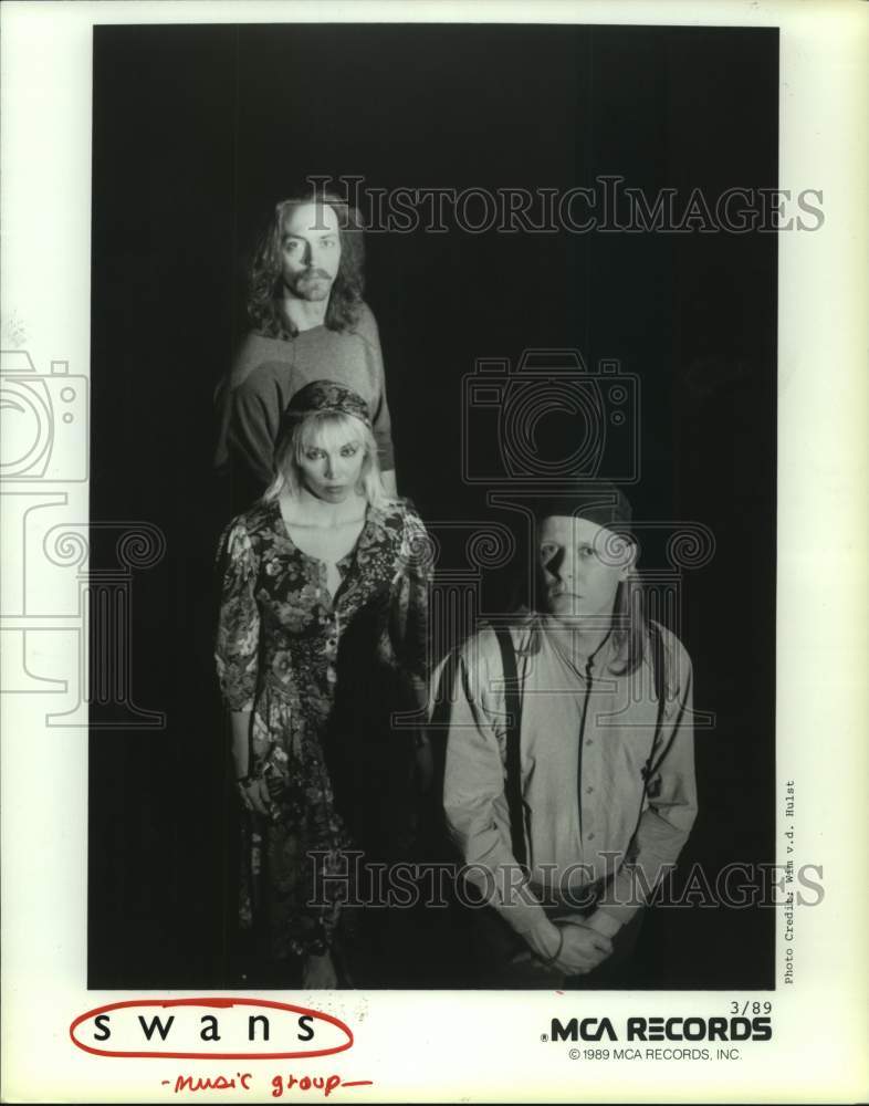 1989 Press Photo The music group Swans - hcp09407- Historic Images