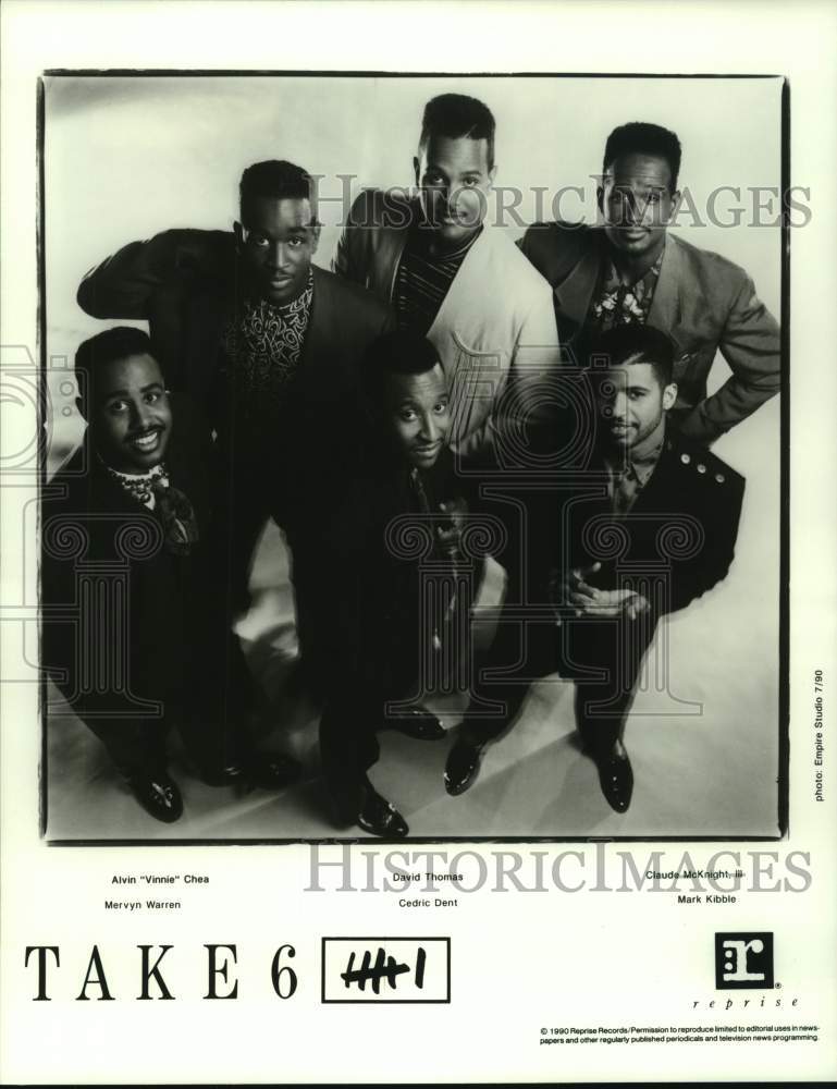 1990 Press Photo Take 5 pop music group - hcp09419- Historic Images