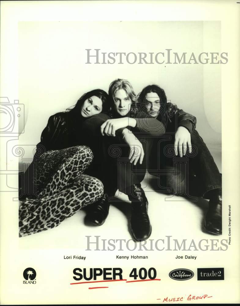 1998 Press Photo Super 400: Lori Friday, Kenny Hohman, Joe Daley - music group- Historic Images