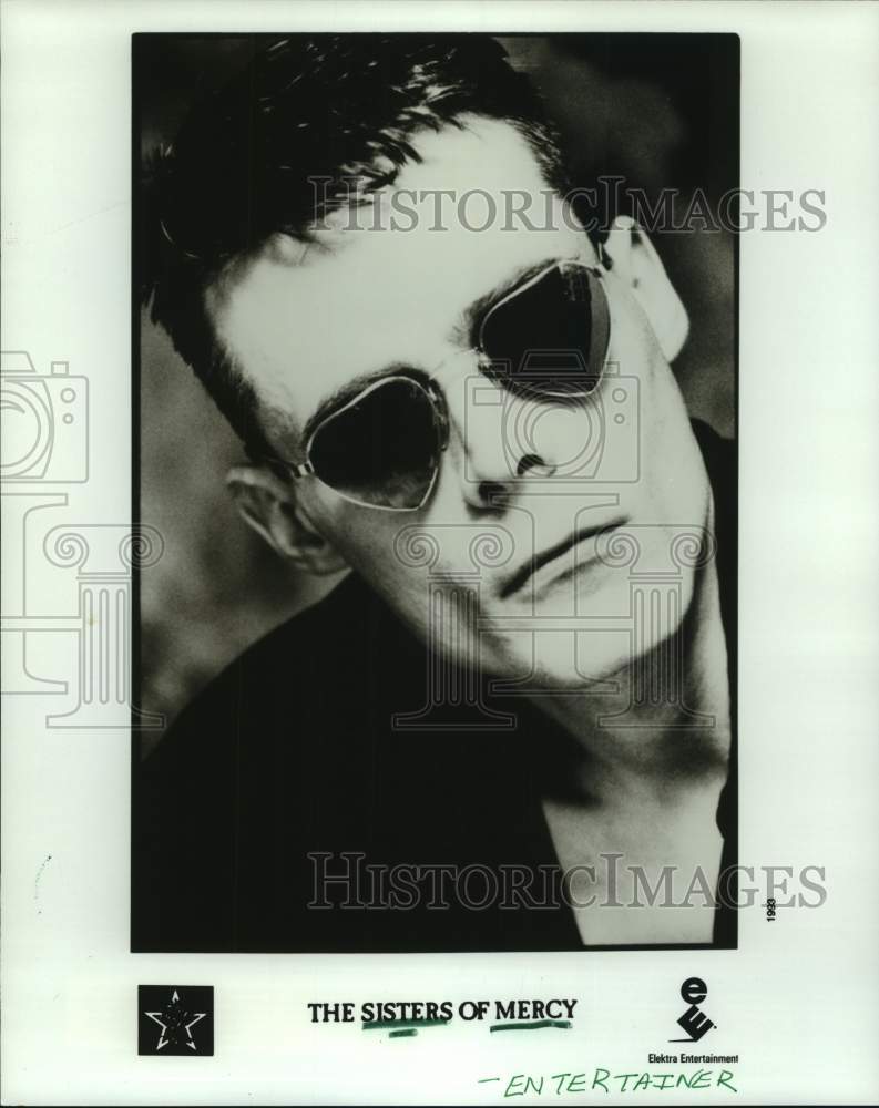 1993 Press Photo The Sisters of Mercy band member - hcp09437- Historic Images