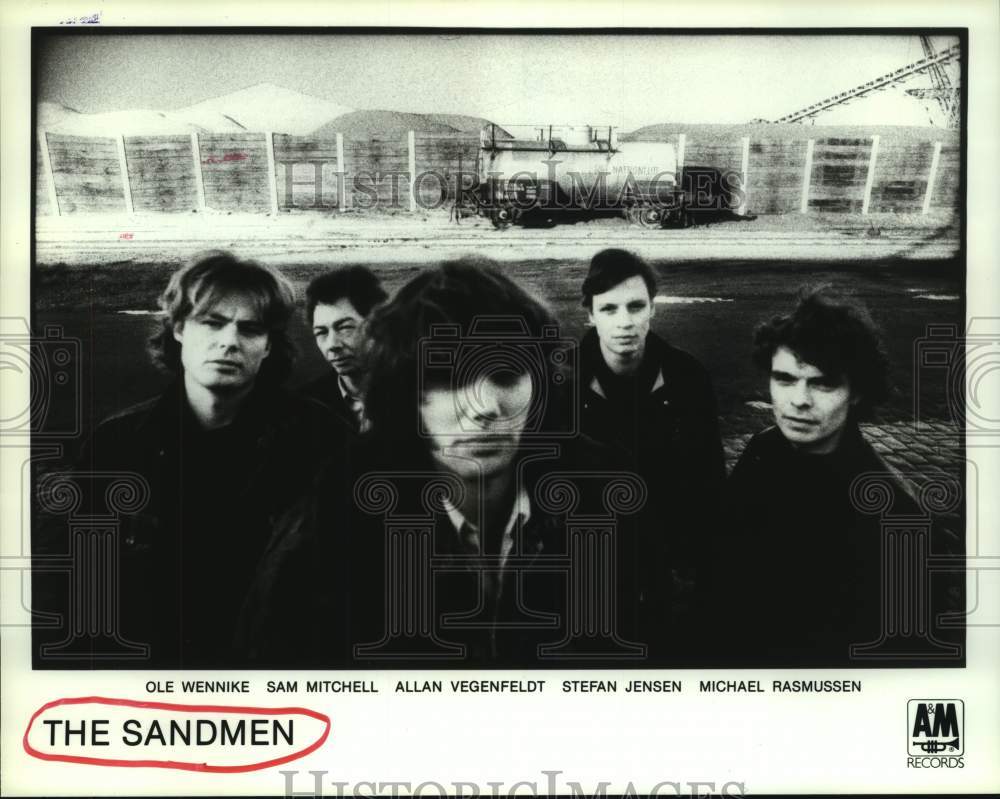 1989 Press Photo The Sandmen - Danish rock band - hcp09453- Historic Images