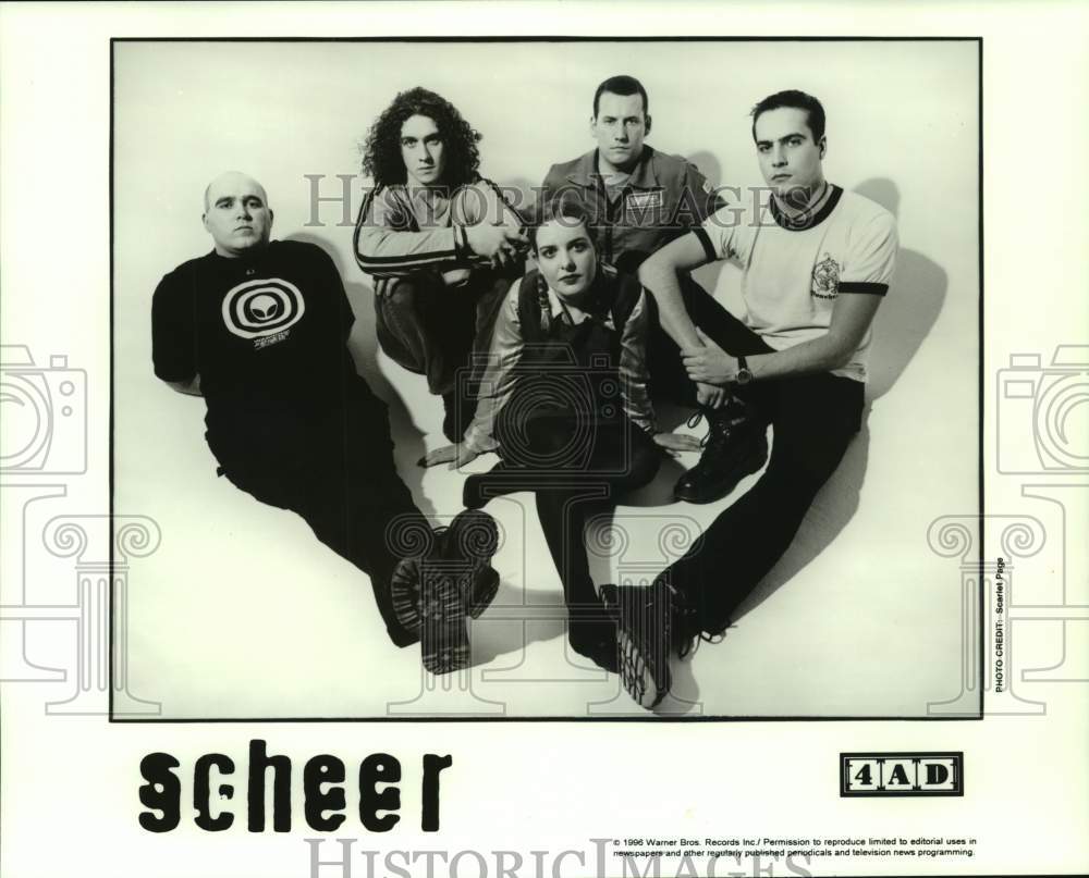 1996 Press Photo Scheer - Alternative metal band - hcp09459- Historic Images