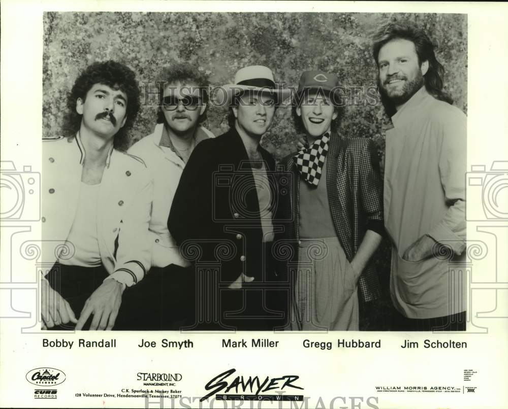 1986 Press Photo Sawyer Brown band members - hcp09463- Historic Images