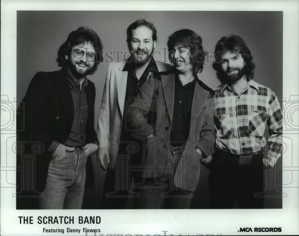 1982 Press Photo The Scratch Band featuring Danny Flowers - hcp09475- Historic Images