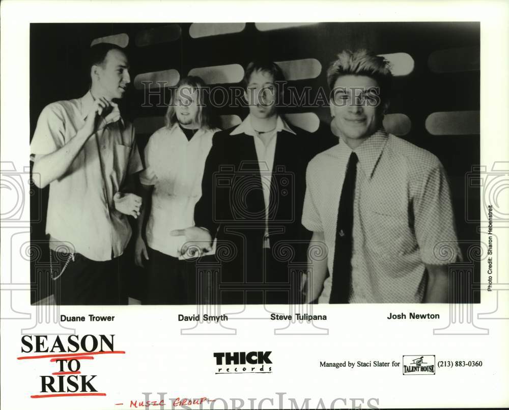 1993 Press Photo Season to Risk rock band - hcp09496- Historic Images