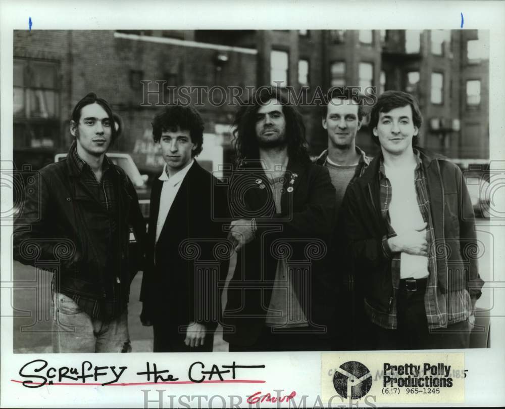 1989 Press Photo Scruffy the Cat music group - hcp09501- Historic Images