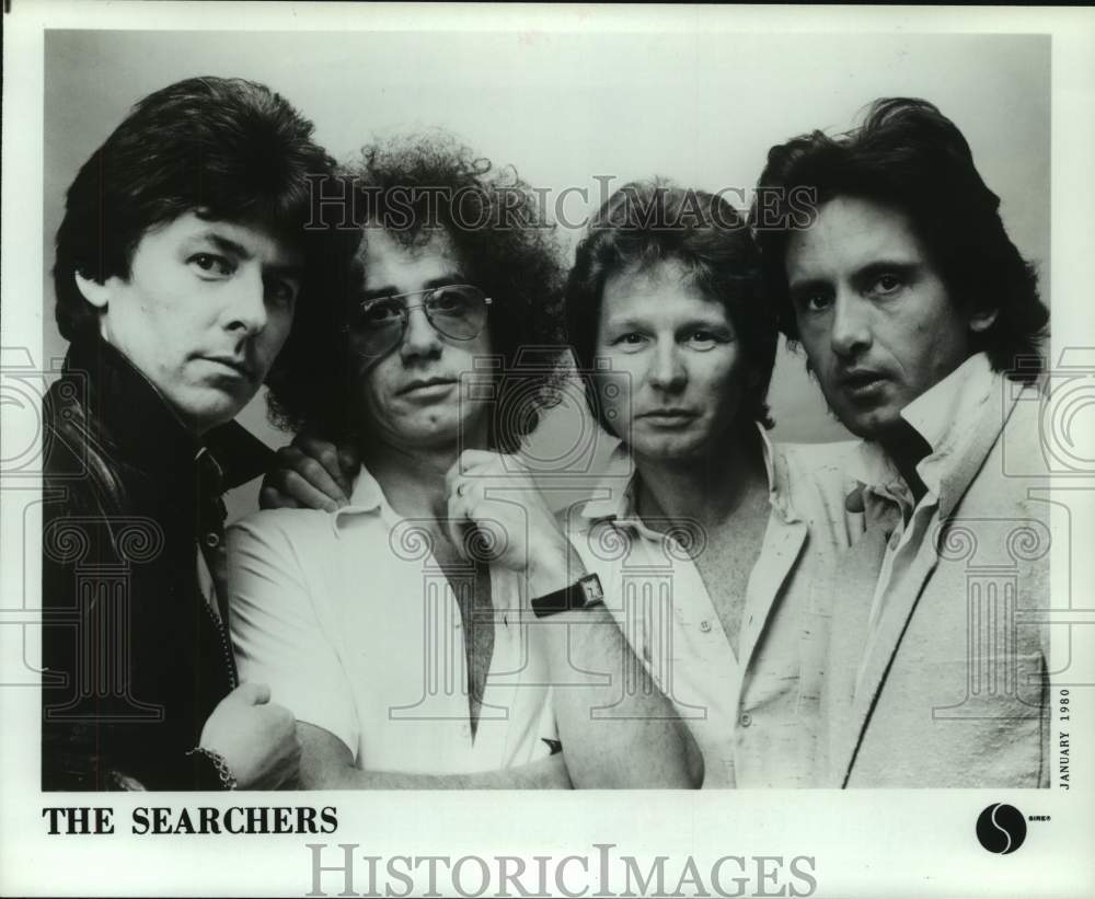 1980 Press Photo Pop music group &quot;The Searchers&quot;. - hcp09507- Historic Images