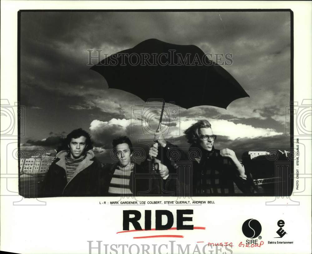 1996 Press Photo Members of music group &quot;Ride&quot;. - hcp09517- Historic Images