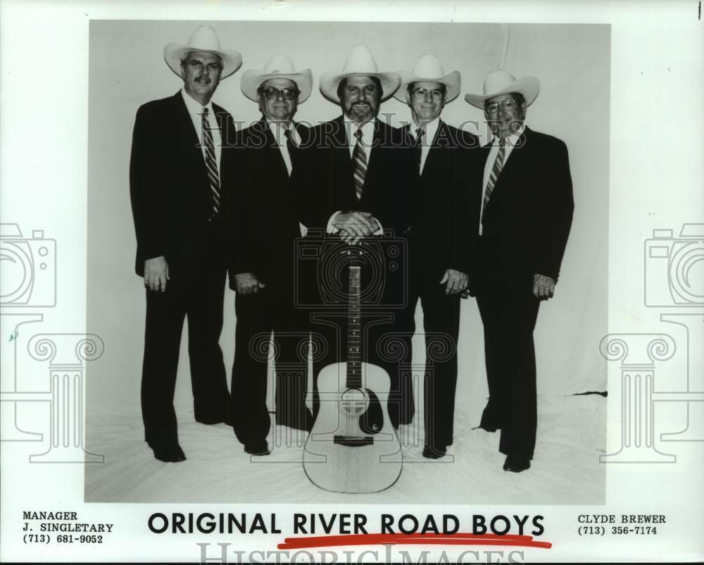 1988 Press Photo Original River Road Boys music group - hcp09529- Historic Images